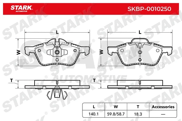 Brake Pad Set, disc brake