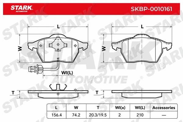 Brake Pad Set, disc brake
