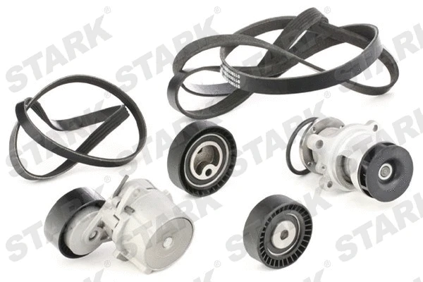 Water Pump + V-Ribbed Belt Kit