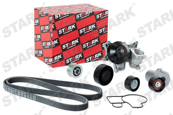 Water Pump + V-Ribbed Belt Kit