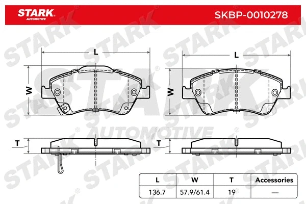 Brake Pad Set, disc brake