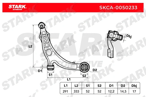 Control/Trailing Arm, wheel suspension