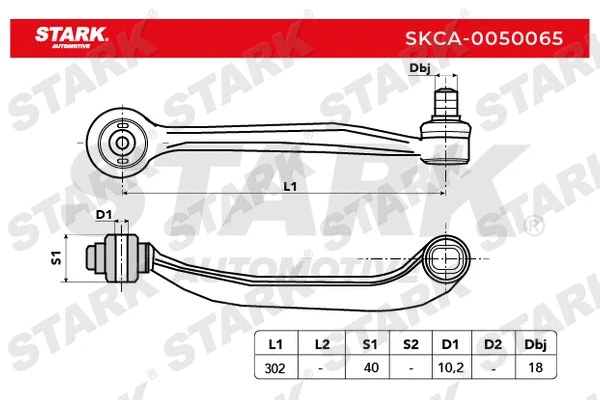 Control/Trailing Arm, wheel suspension