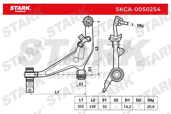 Control/Trailing Arm, wheel suspension