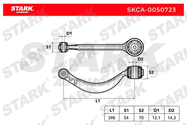 Control/Trailing Arm, wheel suspension (SKCA-0050723)
