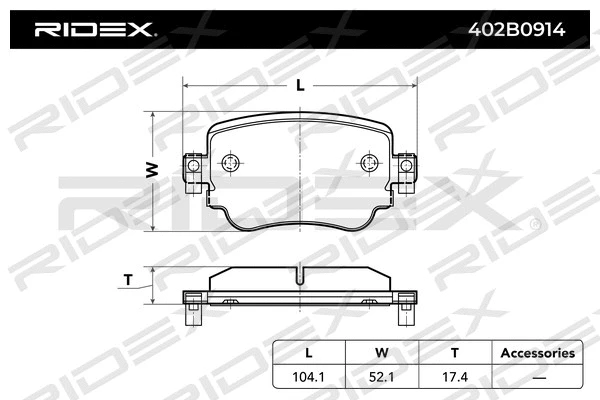 Brake Pad Set, disc brake
