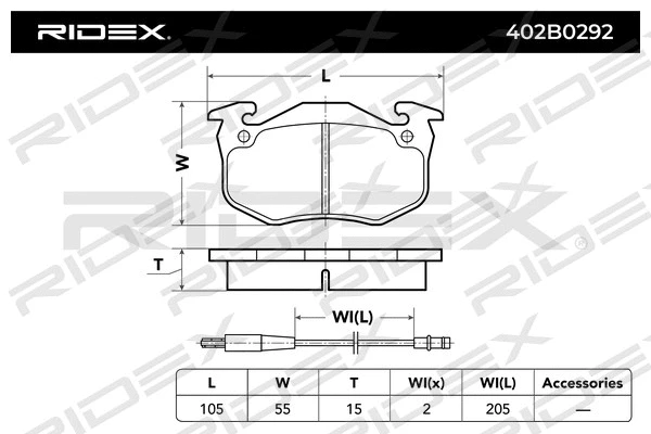 Brake Pad Set, disc brake