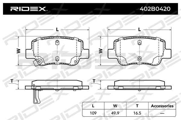 Brake Pad Set, disc brake