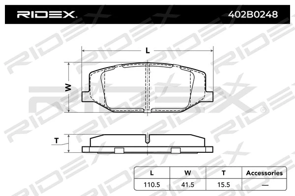 Brake Pad Set, disc brake