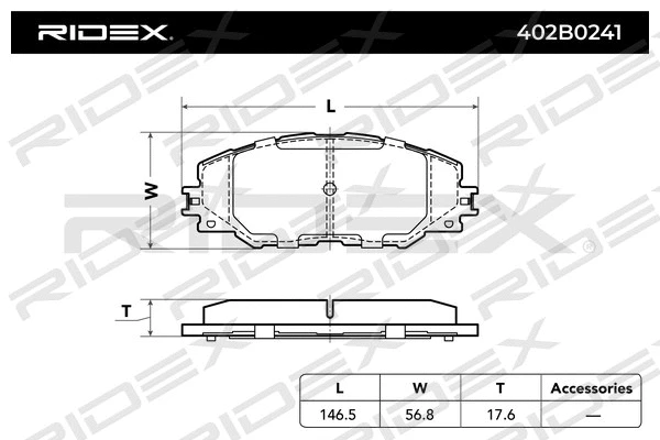 Brake Pad Set, disc brake