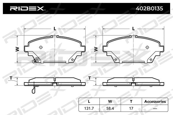 Brake Pad Set, disc brake