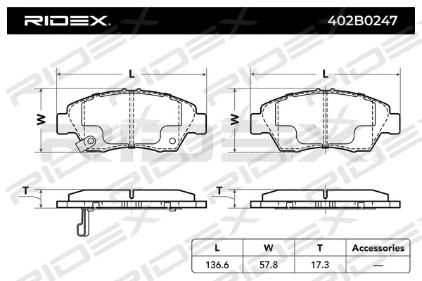 Brake Pad Set, disc brake