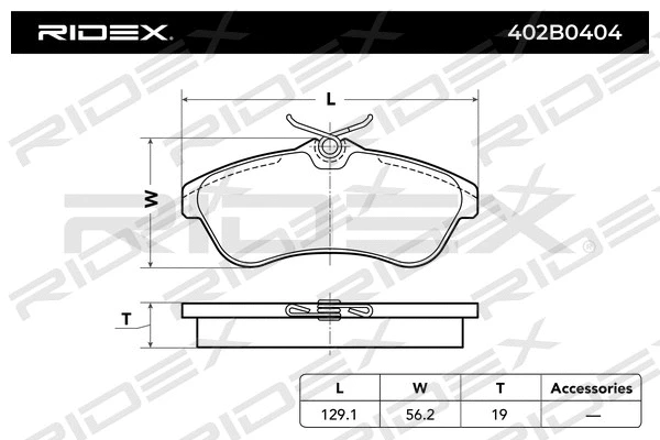 Brake Pad Set, disc brake