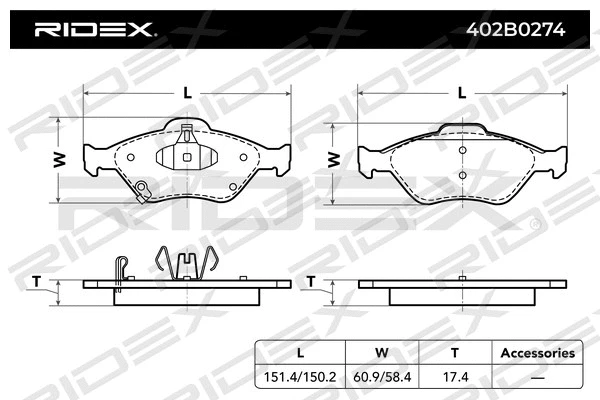 Brake Pad Set, disc brake
