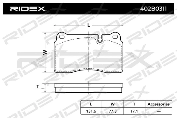 Brake Pad Set, disc brake