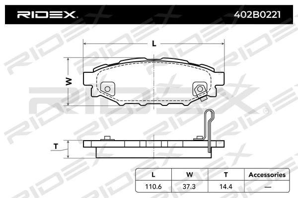 Brake Pad Set, disc brake
