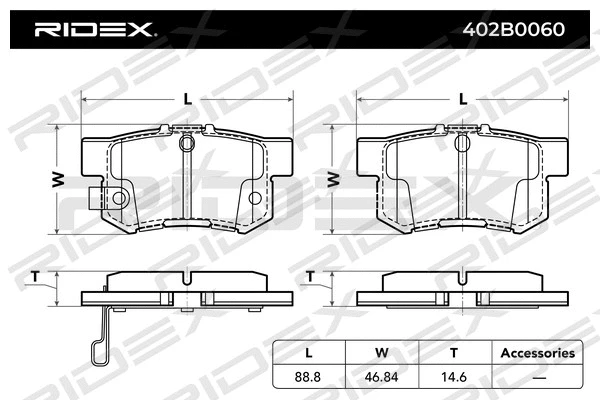 Brake Pad Set, disc brake