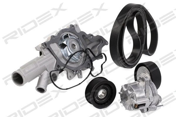 Water Pump + V-Ribbed Belt Kit