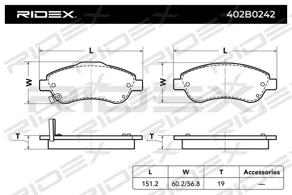 Brake Pad Set, disc brake