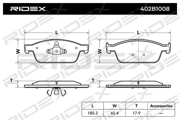 Brake Pad Set, disc brake
