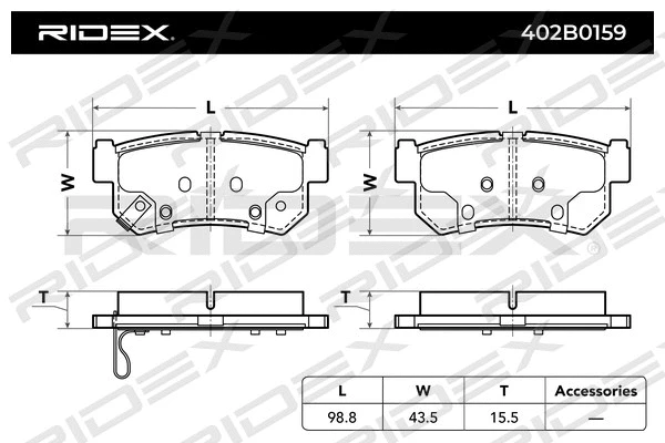 Brake Pad Set, disc brake