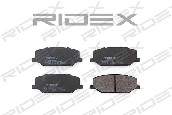 Brake Pad Set, disc brake (402B0248)