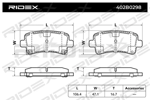 Brake Pad Set, disc brake