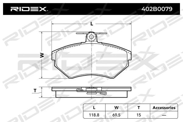 Brake Pad Set, disc brake