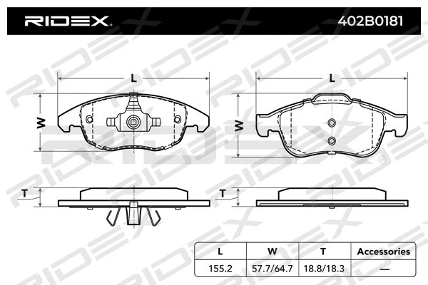 Brake Pad Set, disc brake