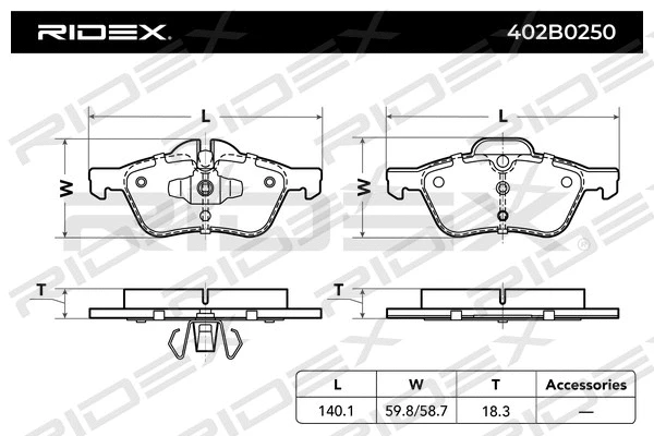 Brake Pad Set, disc brake