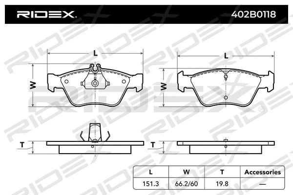 Brake Pad Set, disc brake