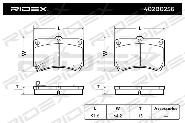 Brake Pad Set, disc brake
