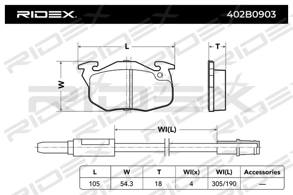Brake Pad Set, disc brake