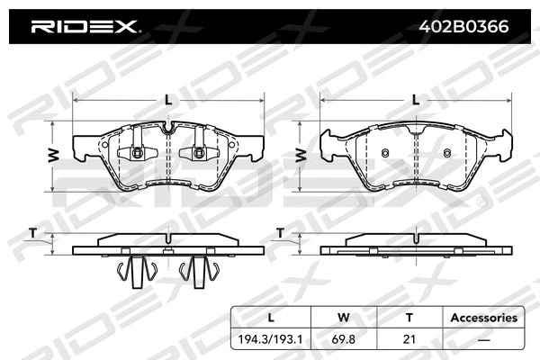 Brake Pad Set, disc brake
