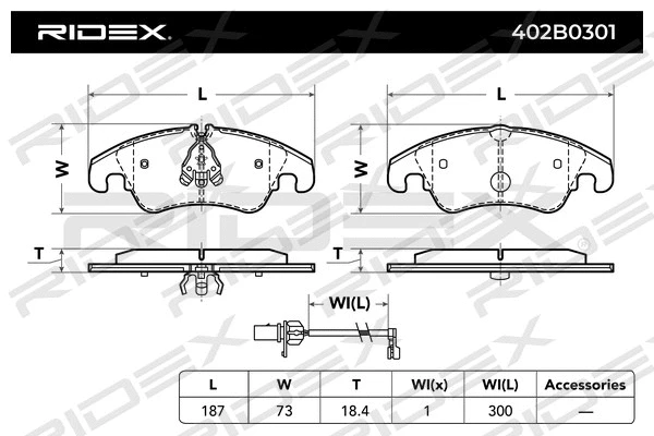 Brake Pad Set, disc brake