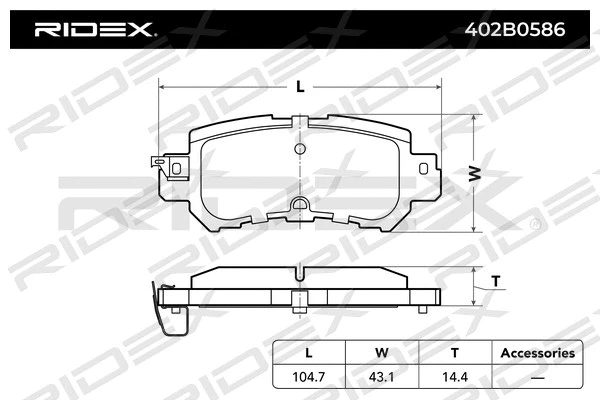 Brake Pad Set, disc brake