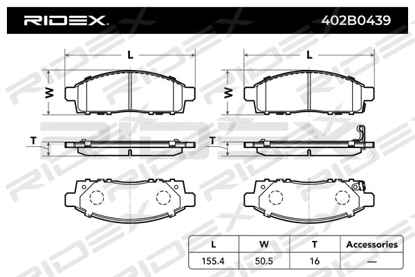 Brake Pad Set, disc brake