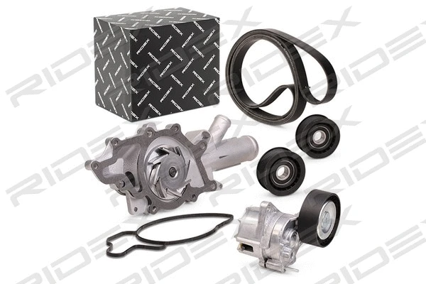 Water Pump + V-Ribbed Belt Kit