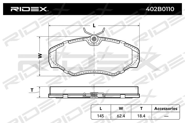 Brake Pad Set, disc brake