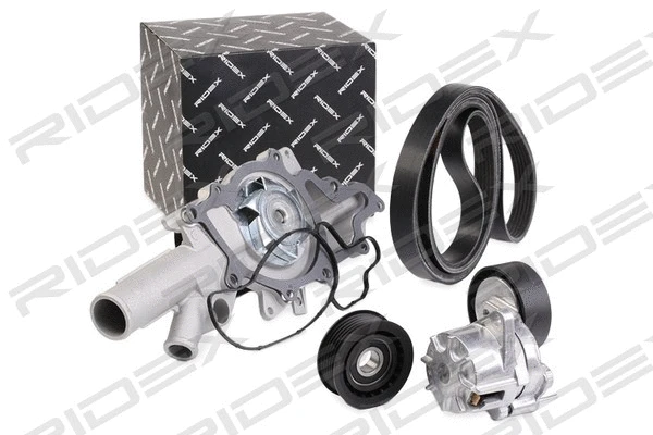 Water Pump + V-Ribbed Belt Kit