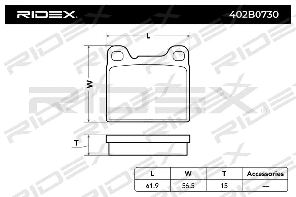 Brake Pad Set, disc brake