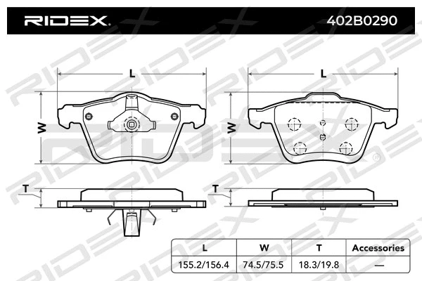 Brake Pad Set, disc brake