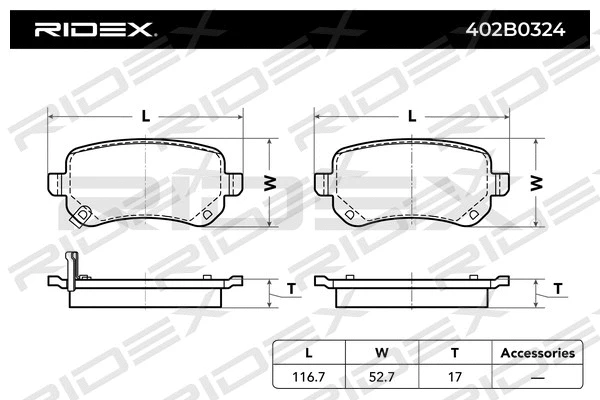Brake Pad Set, disc brake
