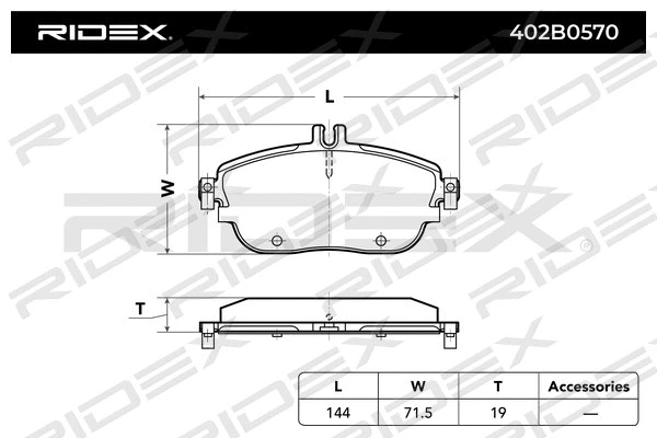 Brake Pad Set, disc brake