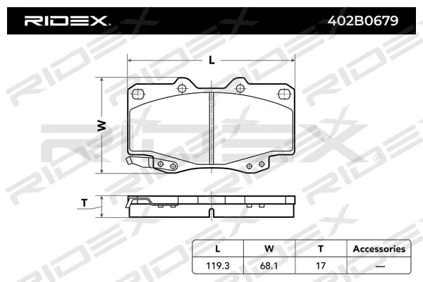 Brake Pad Set, disc brake