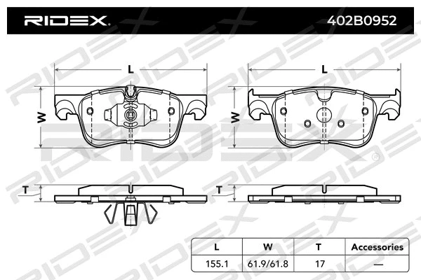 Brake Pad Set, disc brake