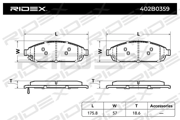 Brake Pad Set, disc brake