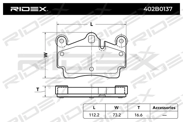Brake Pad Set, disc brake