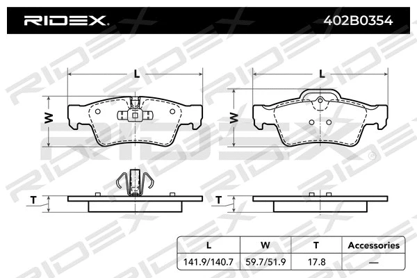 Brake Pad Set, disc brake