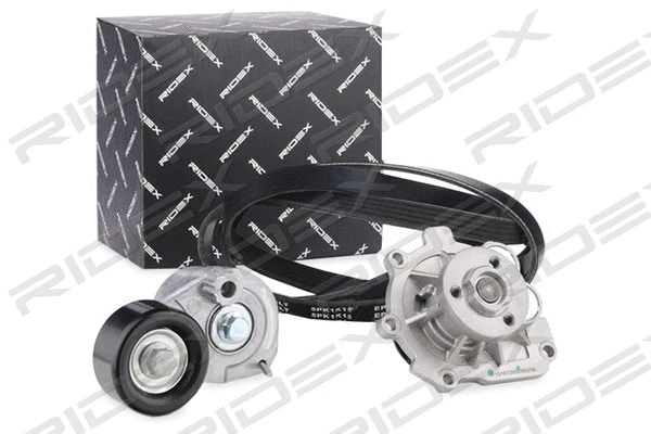 Water Pump + V-Ribbed Belt Kit